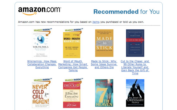 amazon-email-reccomend