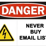 never buy email lists