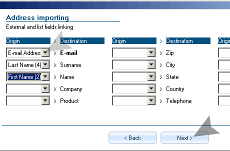 importar correos desde csv txt