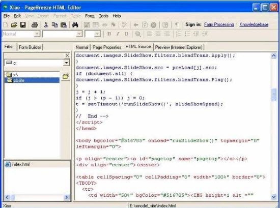 pageBreeze-html-editor