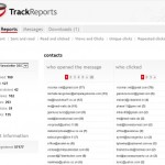 trackreports unique contacts report