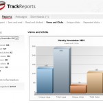 trackreports views and clicks report