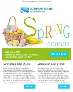 54 FREE Easter Email Templates for SendBlaster