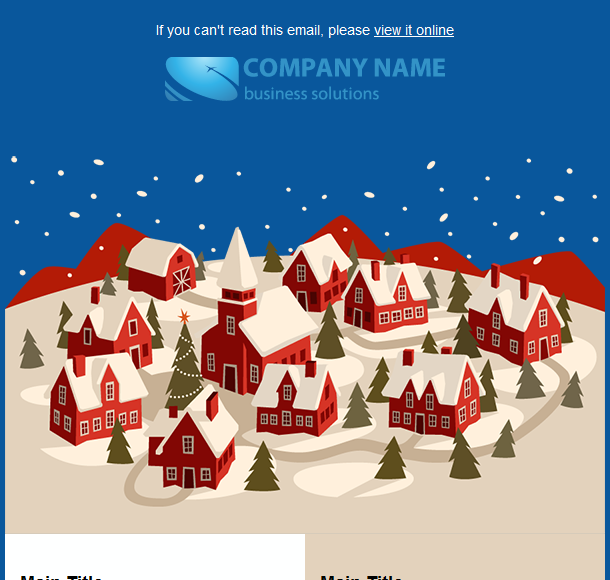 104 (+20) FREE Christmas and New Year Email Templates