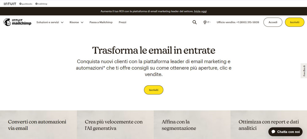 Mailchimp, recensione piattaforma per l’email marketing