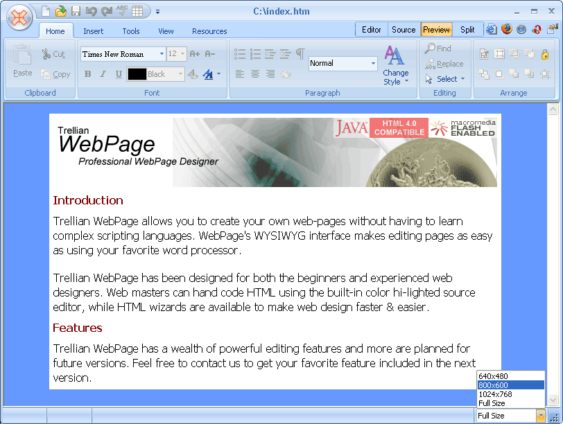 download pagebreeze