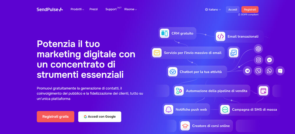 Sendpulse, recensione piattaforma per l’email marketing