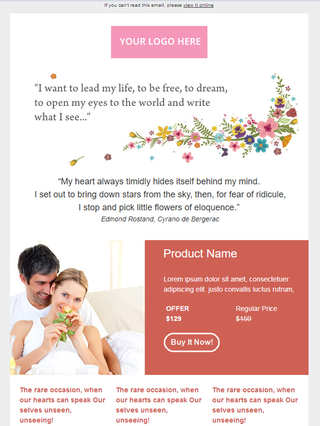 18 (+13) Free Valentine's Day Email Templates